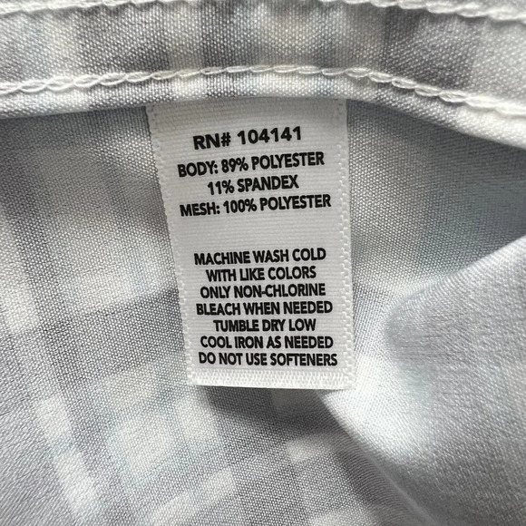 Field &Stream Men’s Vented Fishing Shirt Stretch Button Up Blue Plaid Sz Small - Picture 7 of 7